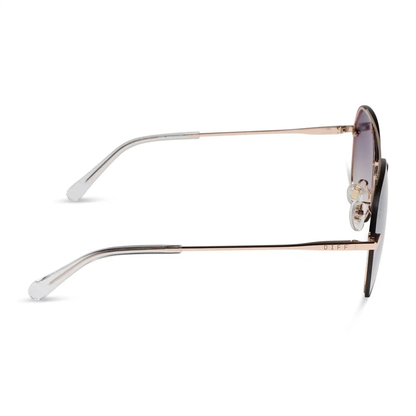 LENOX - CHAMPAGNE GOLD + SLATE GRADIENT FLASH SUNGLASSES