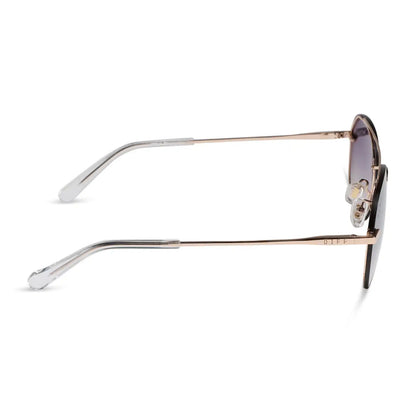 LENOX XS - CHAMPAGNE GOLD + SLATE GRADIENT FLASH SUNGLASSES