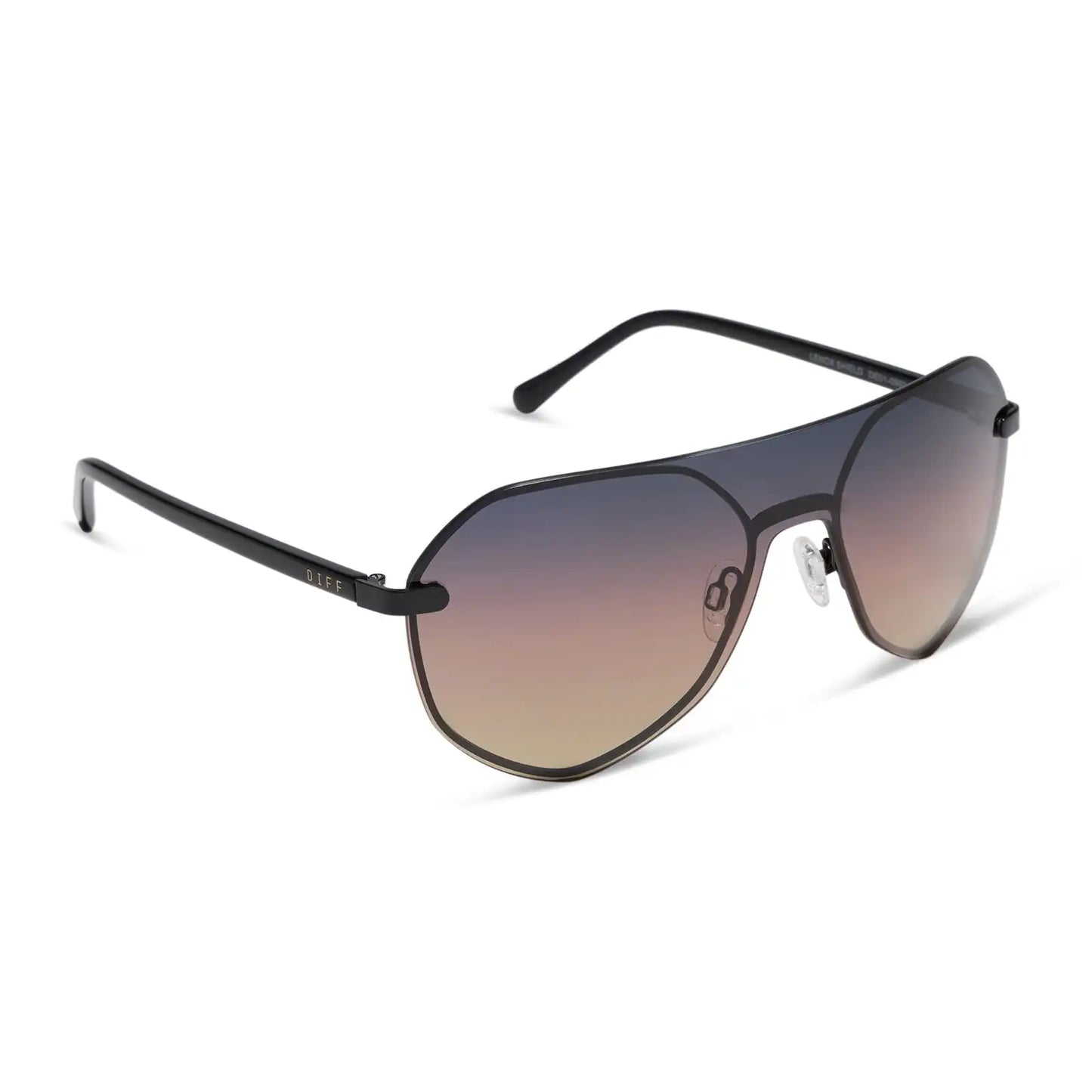 LONNIE - BLACK + TWILIGHT GRADIENT + POLARIZED + SUNGLASSES