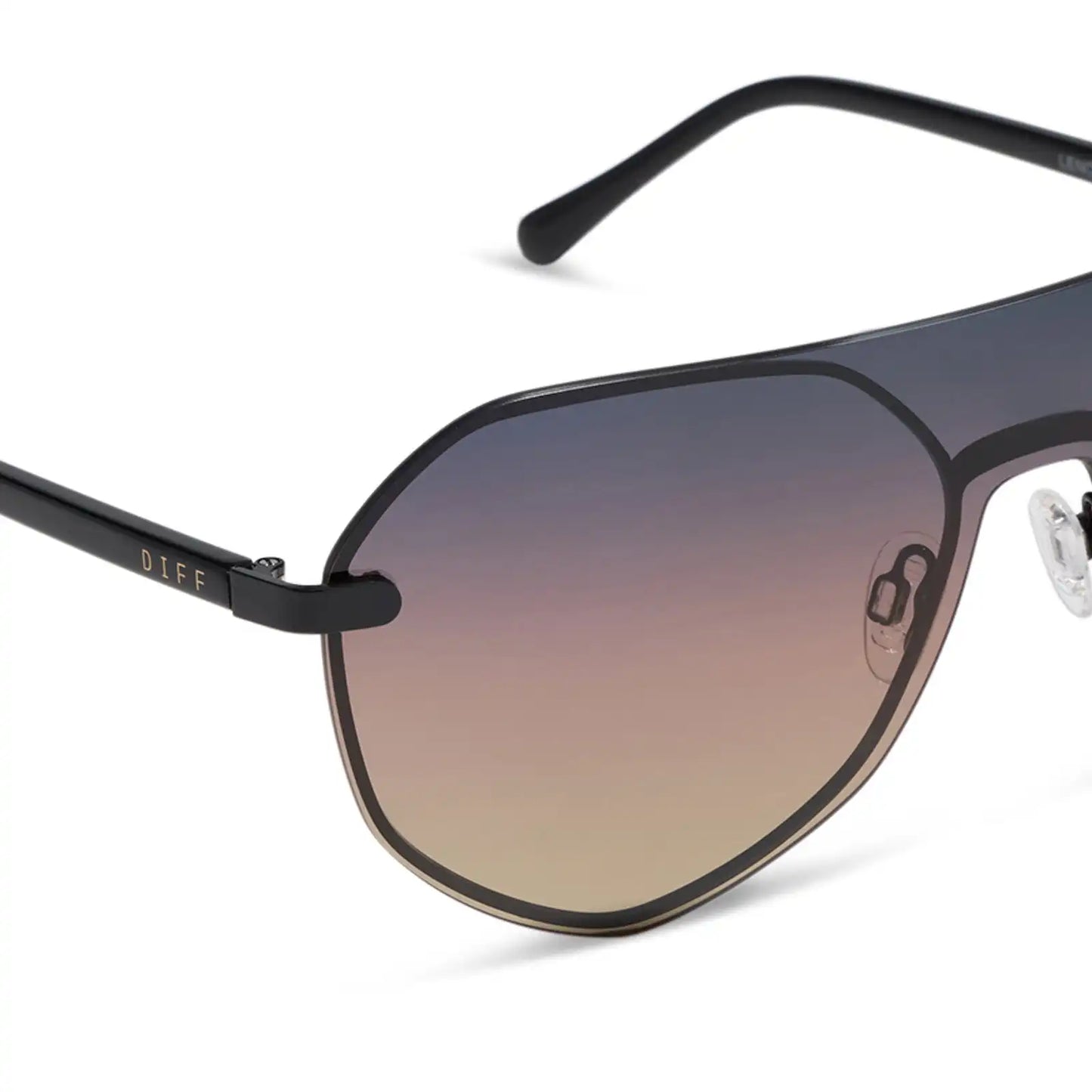 LONNIE - BLACK + TWILIGHT GRADIENT + POLARIZED + SUNGLASSES