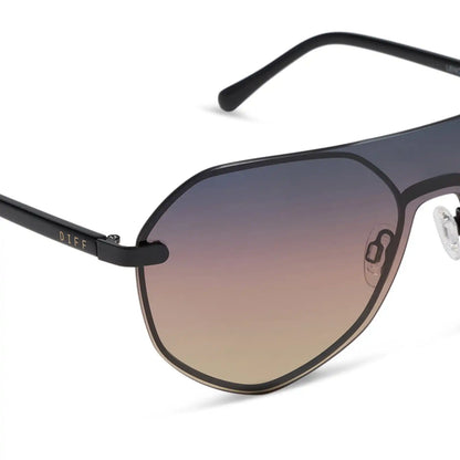 LONNIE - BLACK + TWILIGHT GRADIENT + POLARIZED + SUNGLASSES