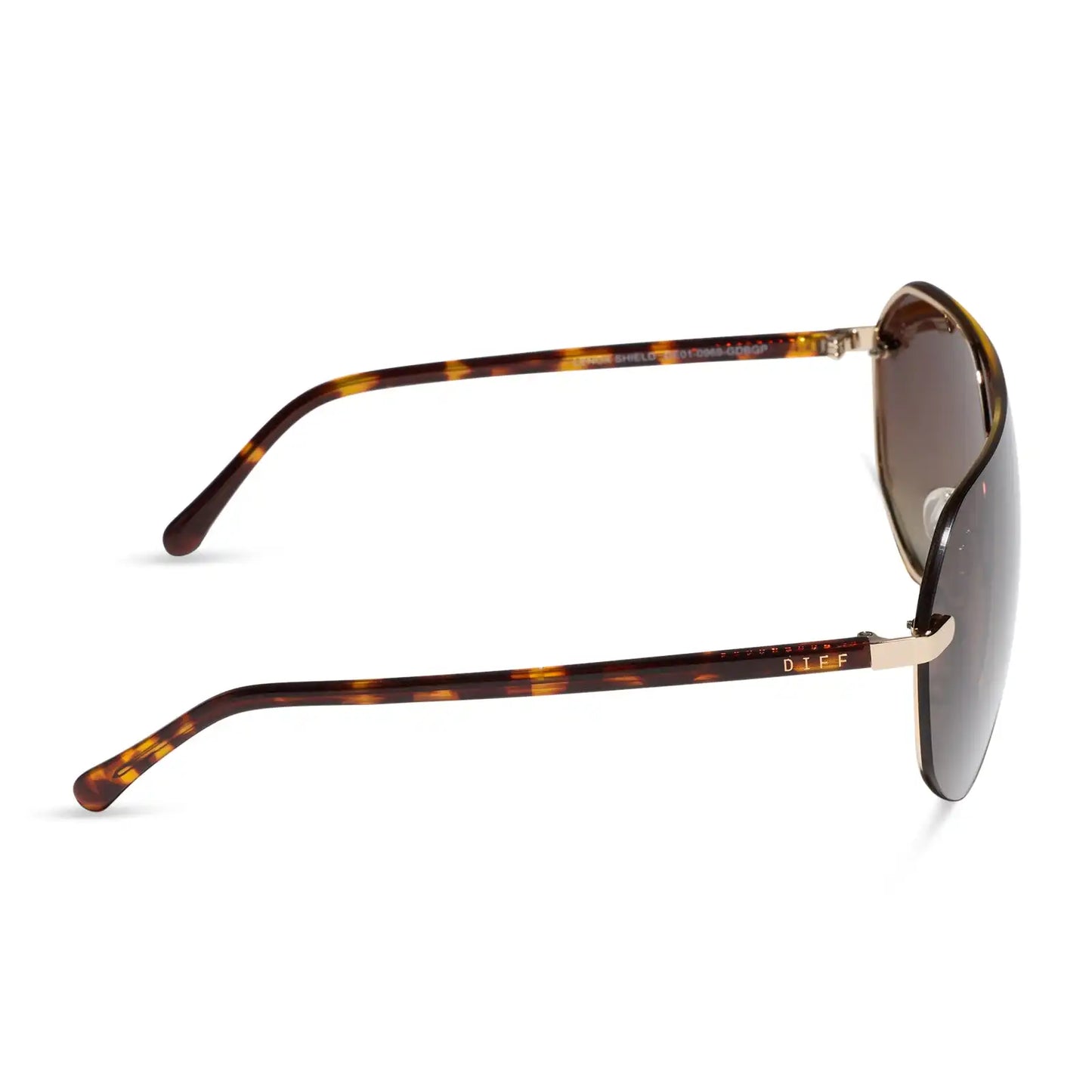 LONNIE - GOLD + BROWN GRADIENT + POLARIZED + SUNGLASSES