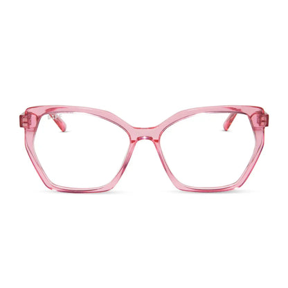 MAISIE - CANDY PINK CRYSTAL + GLASSES