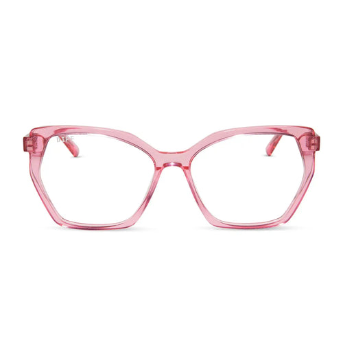 MAISIE - CANDY PINK CRYSTAL + GLASSES