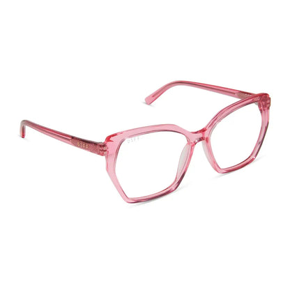 MAISIE - CANDY PINK CRYSTAL + GLASSES