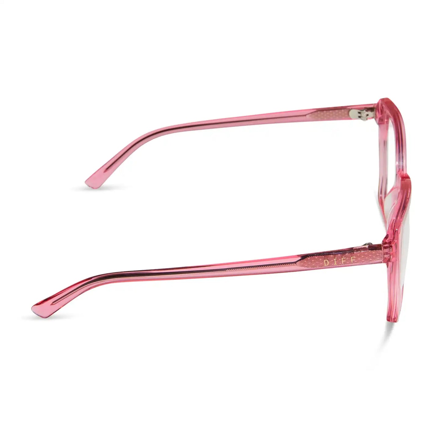 MAISIE - CANDY PINK CRYSTAL + GLASSES