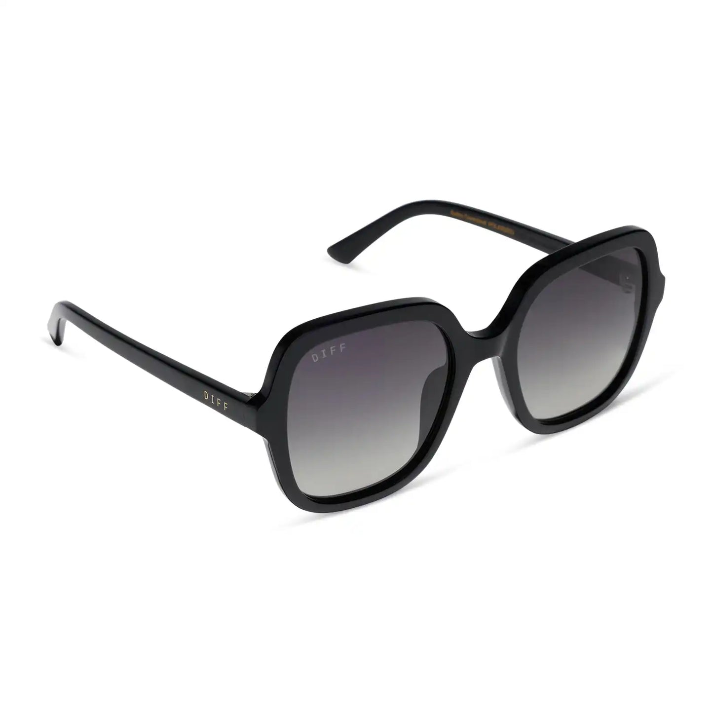 MARLO - BLACK + GREY GRADIENT + POLARIZED + SUNGLASSES
