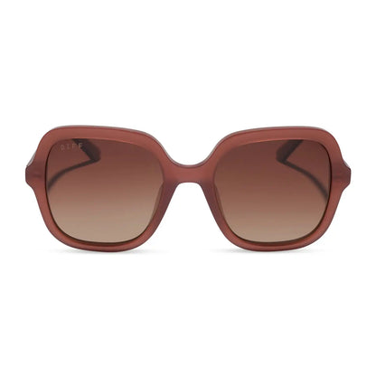MARLO - TERRACOTTA + BROWN GRADIENT + POLARIZED + SUNGLASSES