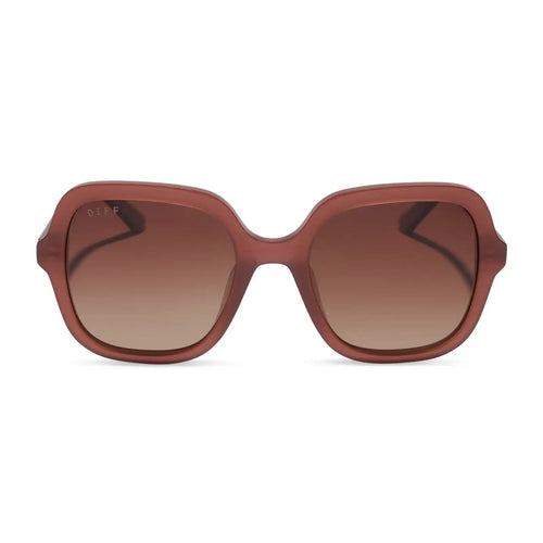 MARLO - TERRACOTTA + BROWN GRADIENT + POLARIZED + SUNGLASSES