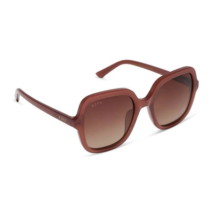 MARLO - TERRACOTTA + BROWN GRADIENT + POLARIZED + SUNGLASSES