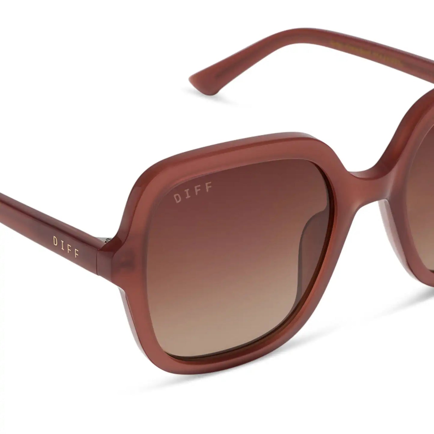 MARLO - TERRACOTTA + BROWN GRADIENT + POLARIZED + SUNGLASSES