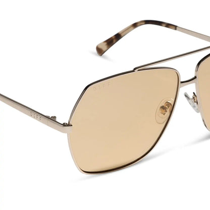 MAUDE - GOLD + CHAMPAGNE TINT + SUNGLASSES