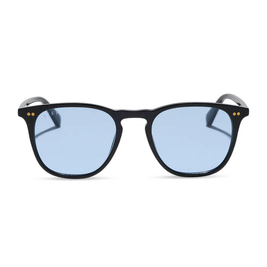 MAXWELL XL - BLACK + LIGHT BLUE TINT SUNGLASSES