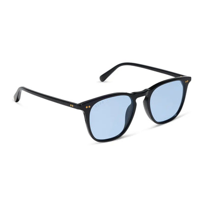 MAXWELL XL - BLACK + LIGHT BLUE TINT SUNGLASSES