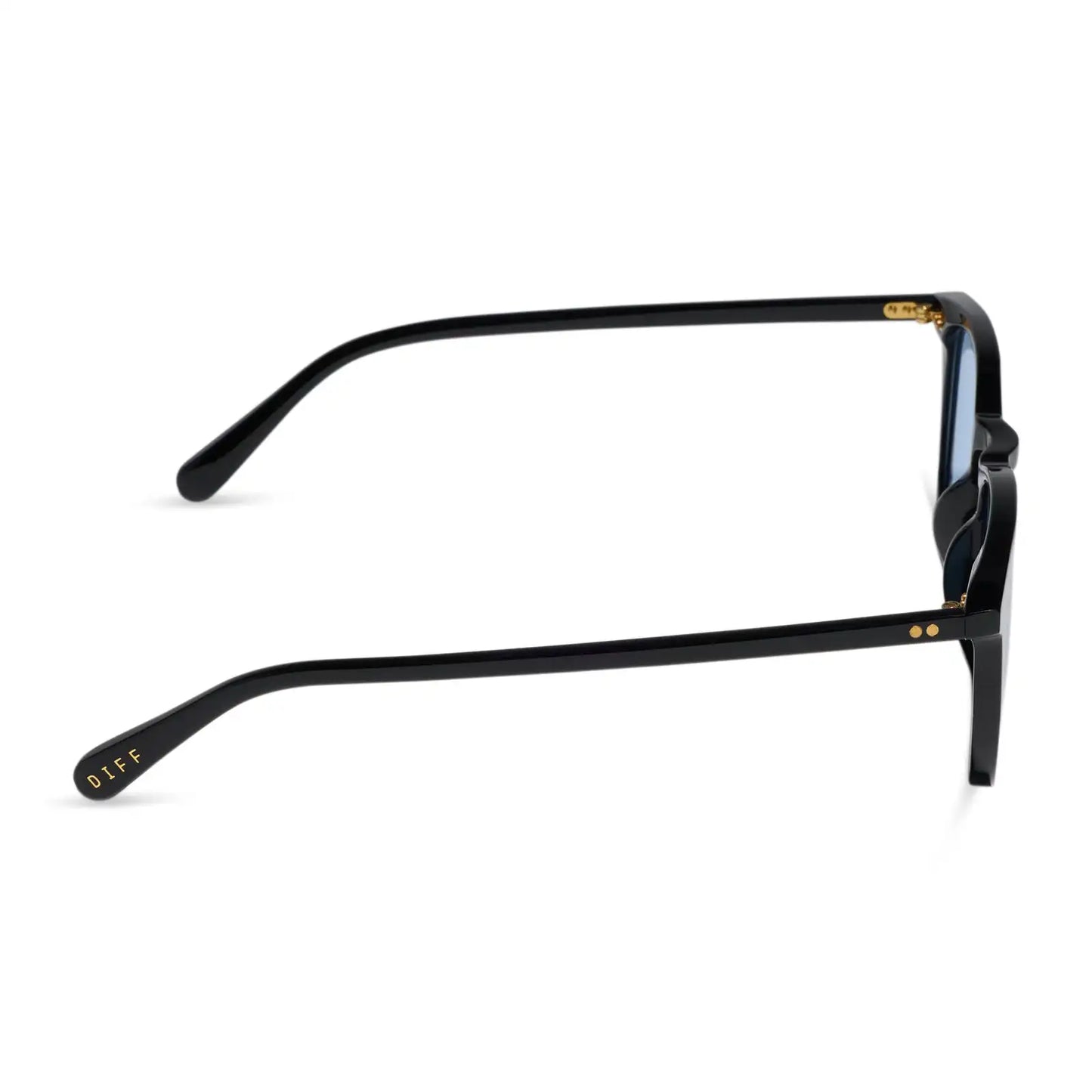MAXWELL XL - BLACK + LIGHT BLUE TINT SUNGLASSES