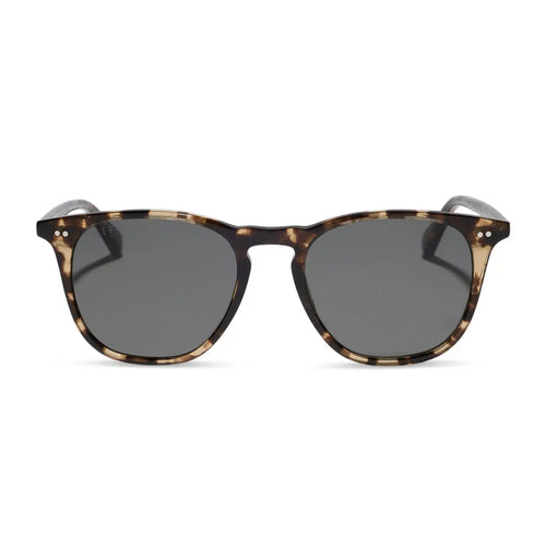 MAXWELL XL - ESPRESSO TORTOISE + GREY + POLARIZED SUNGLASSES