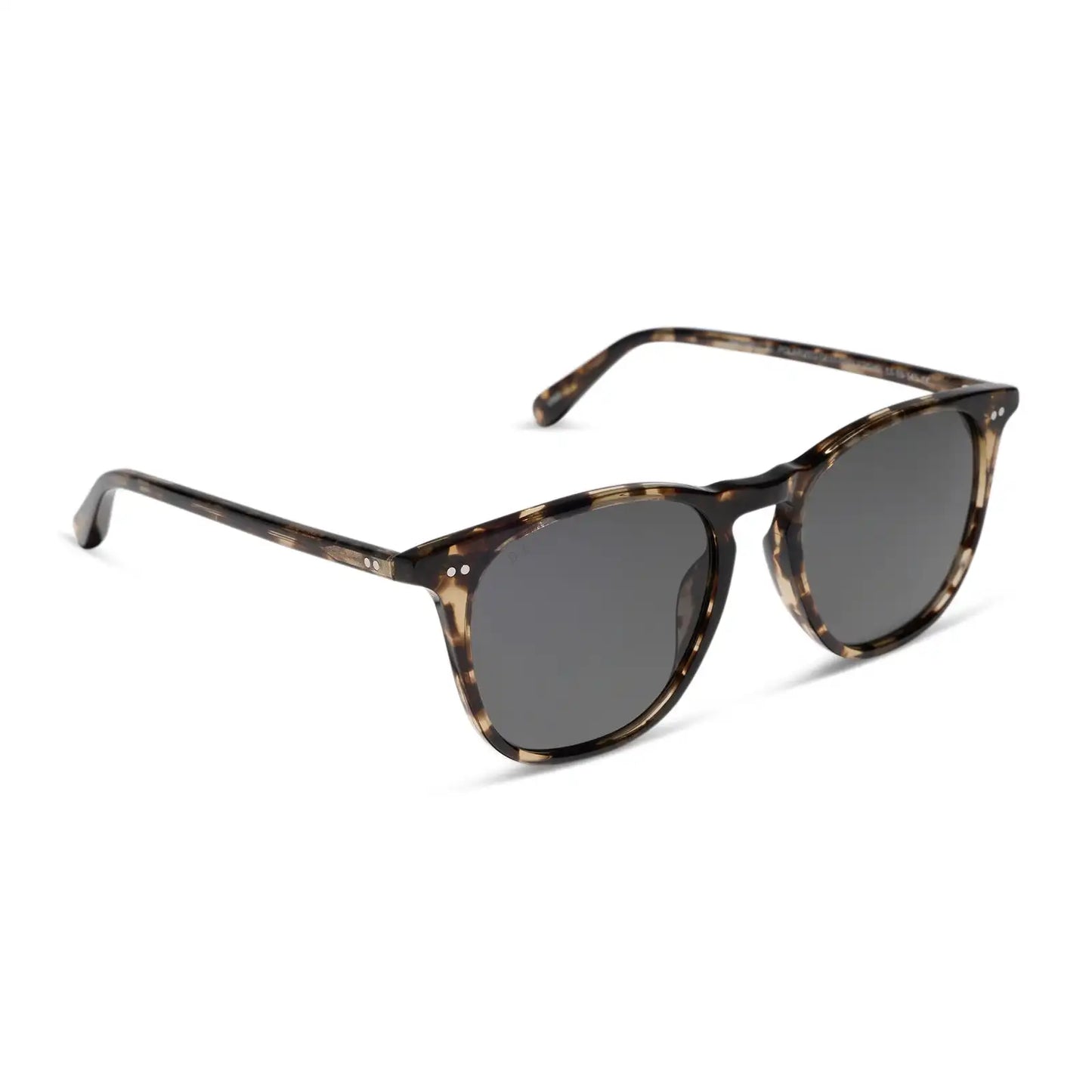 MAXWELL XL - ESPRESSO TORTOISE + GREY + POLARIZED SUNGLASSES