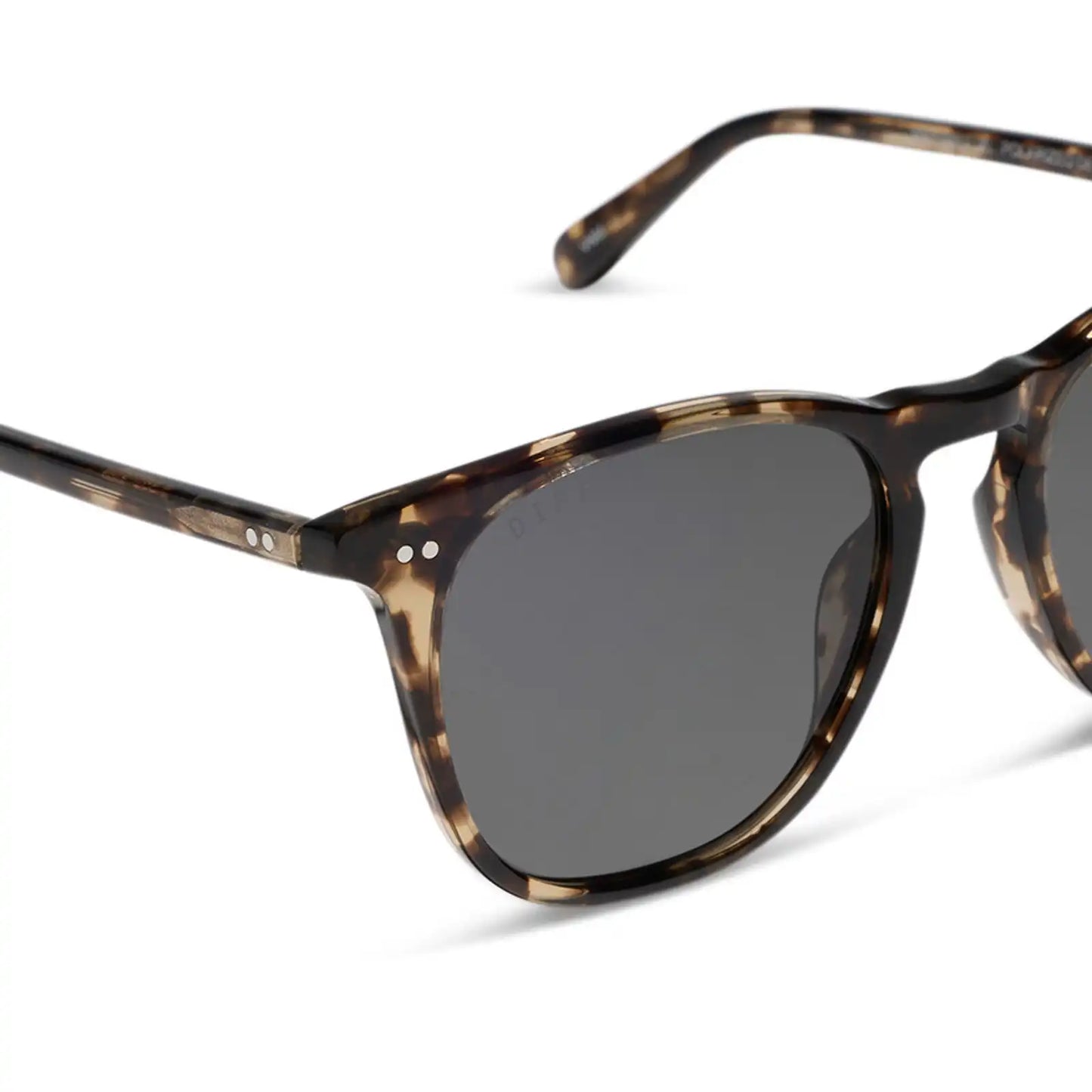 MAXWELL XL - ESPRESSO TORTOISE + GREY + POLARIZED SUNGLASSES