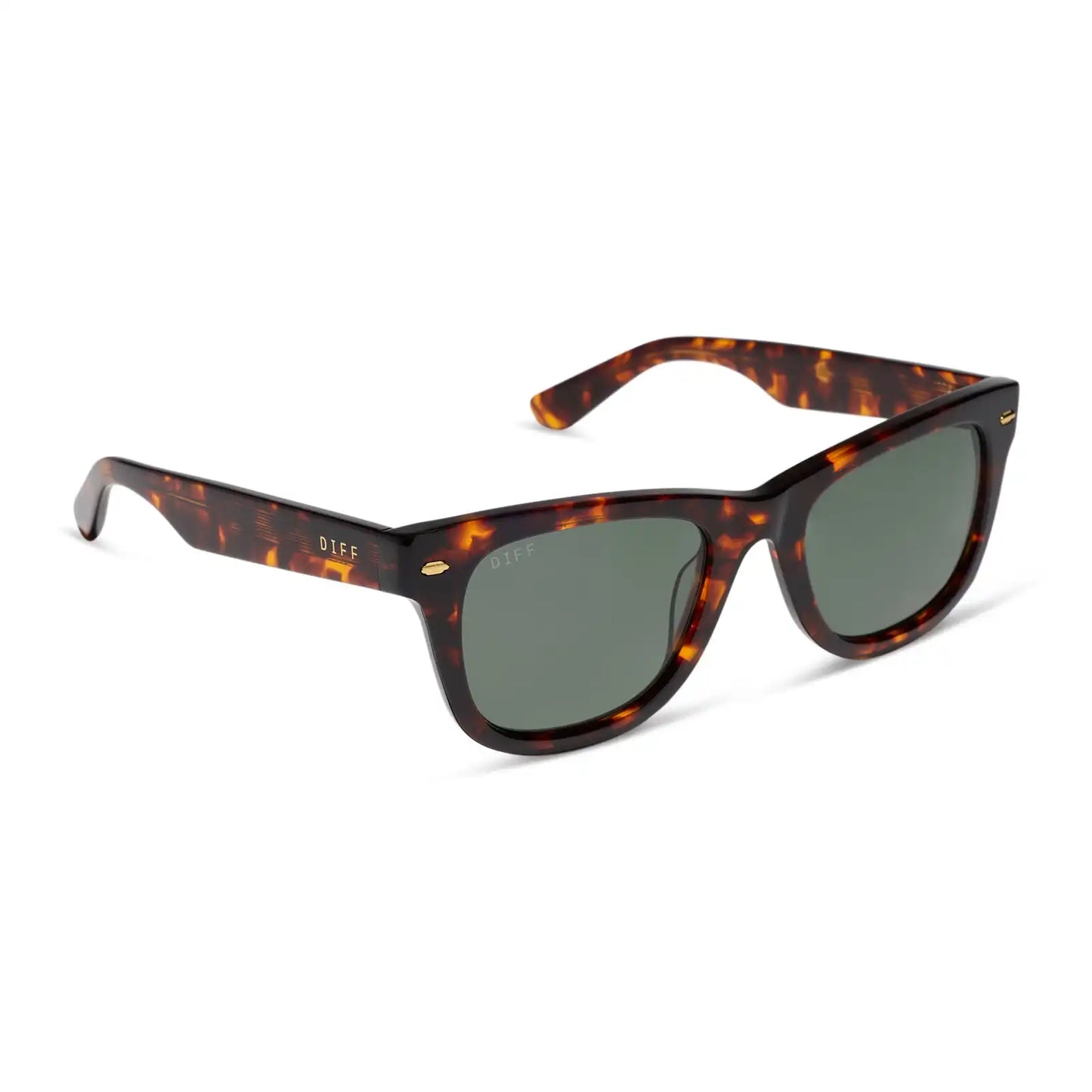 MERCER - RICH TORTOISE + G15 + POLARIZED + SUNGLASSES