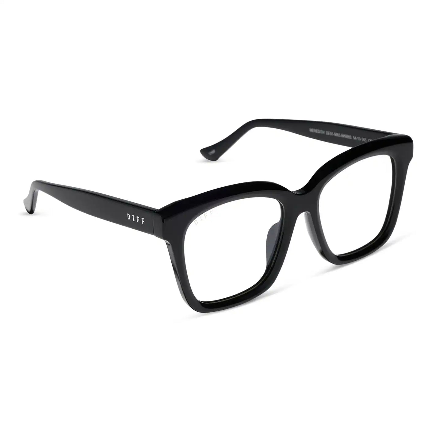 MEREDITH - BLACK + GLASSES