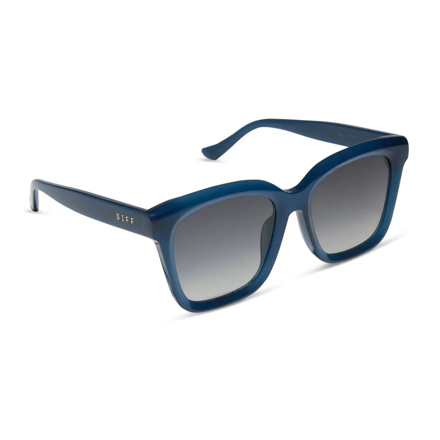 MEREDITH - CLUBHOUSE BLUE + GREY GRADIENT + POLARIZED SUNGLASSES