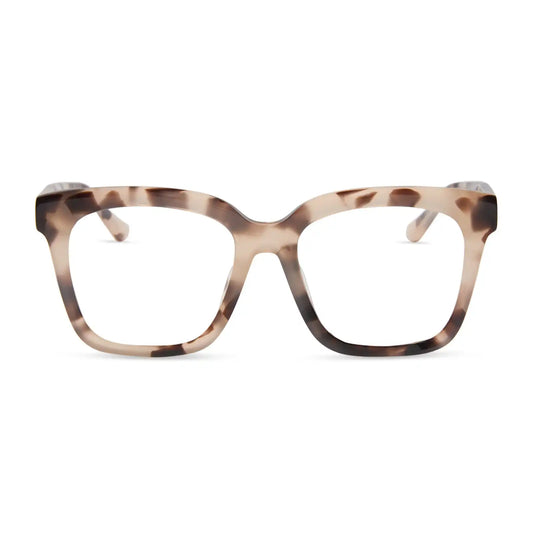 MEREDITH - CREAM TORTOISE + BLUE LIGHT GLASSES