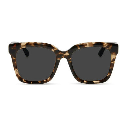 MEREDITH - ESPRESSO TORTOISE + BROWN + POLARIZED SUNGLASSES