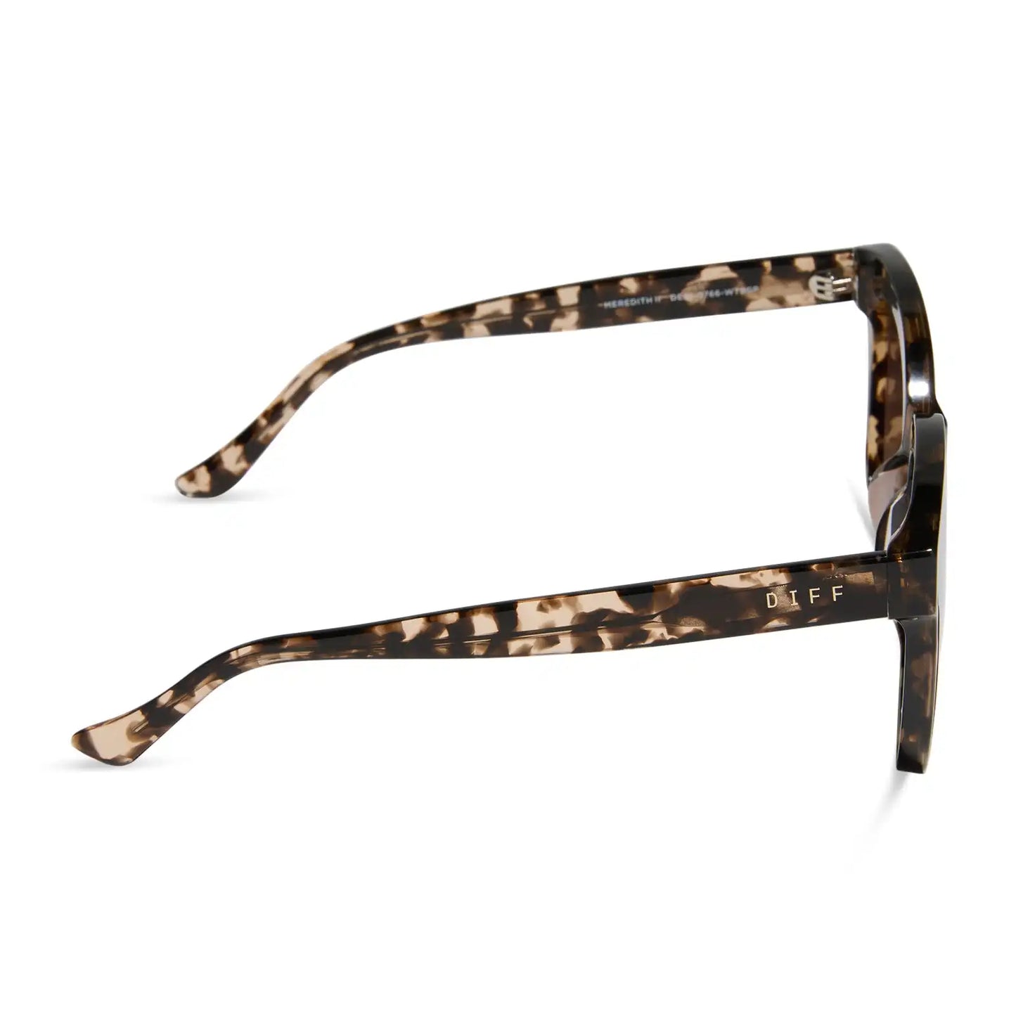 MEREDITH II - ESPRESSO TORTOISE + BROWN GRADIENT SUNGLASSES