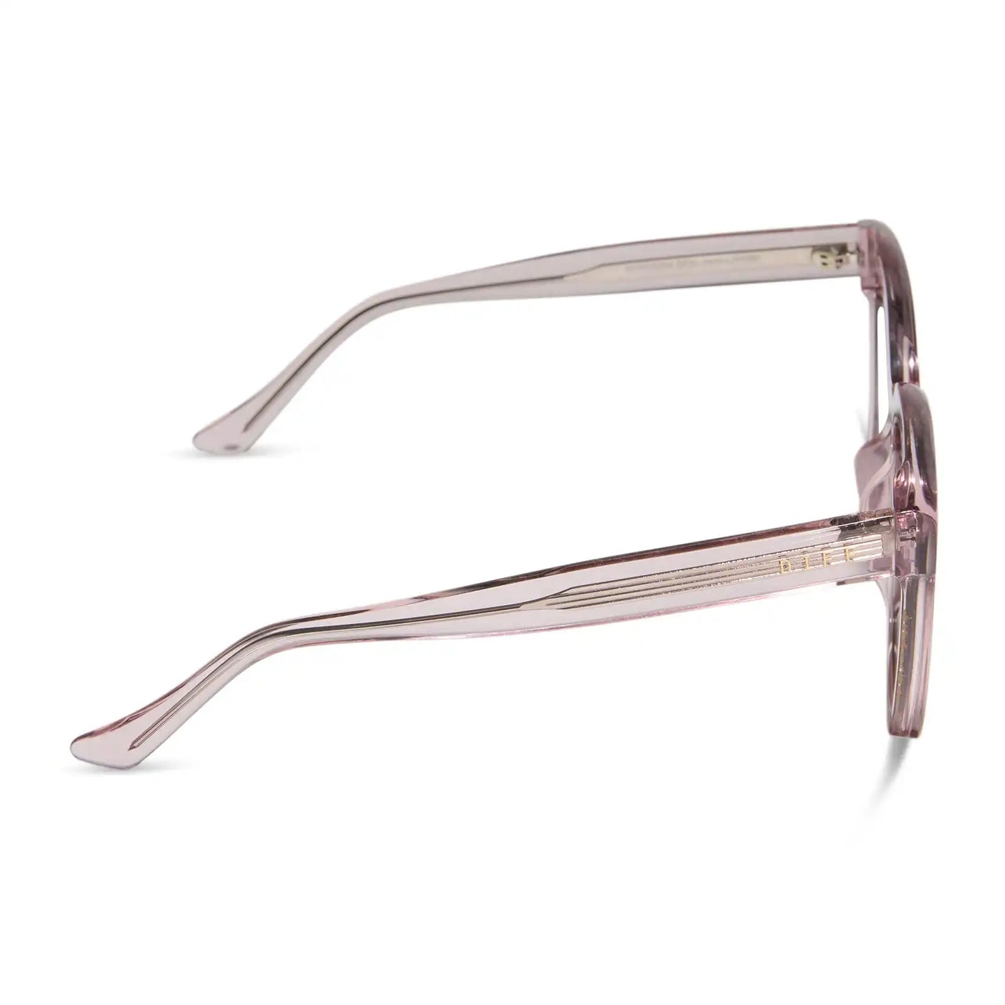 MEREDITH - LIGHT PINK CRYSTAL + GLASSES