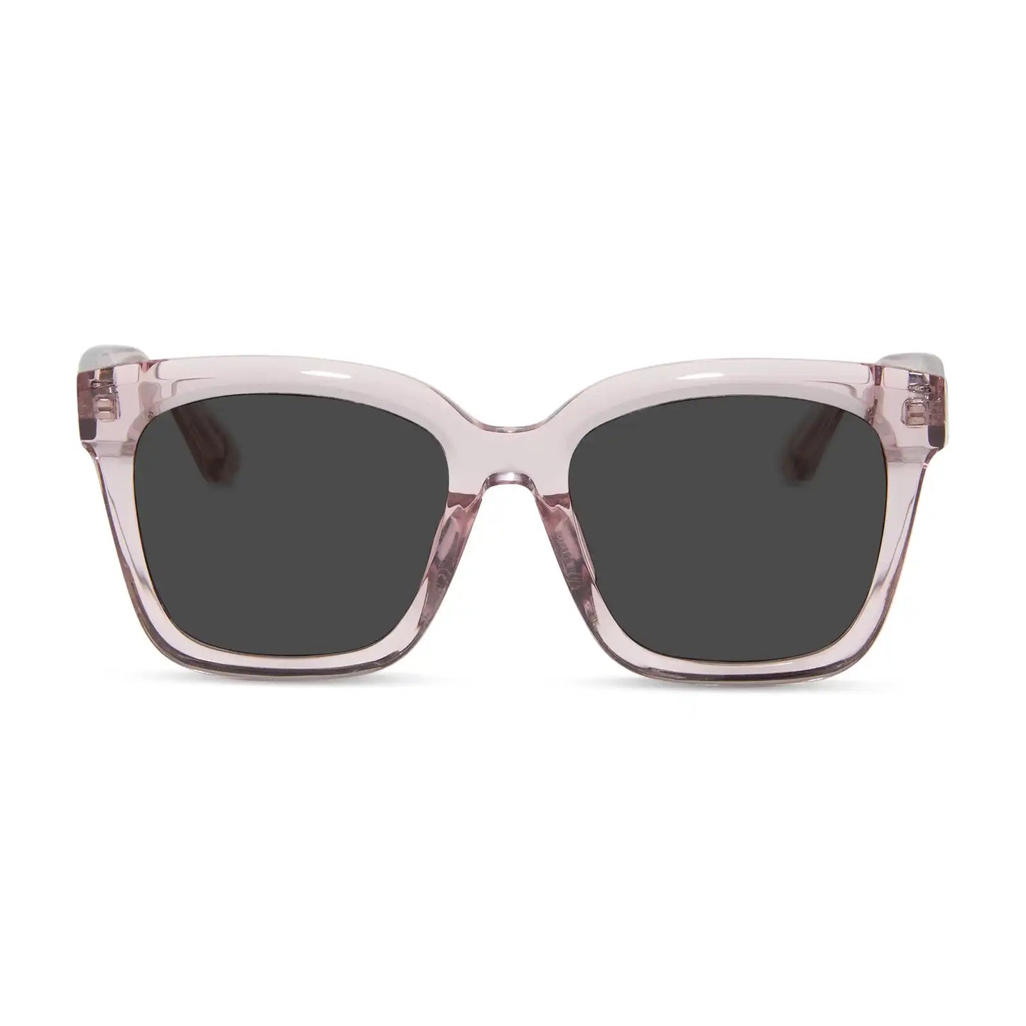 MEREDITH - LIGHT PINK CRYSTAL + GLASSES