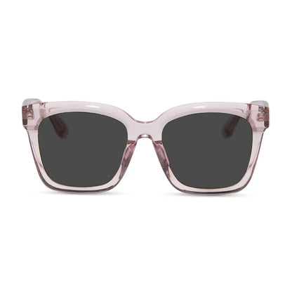 MEREDITH - LIGHT PINK CRYSTAL + GLASSES