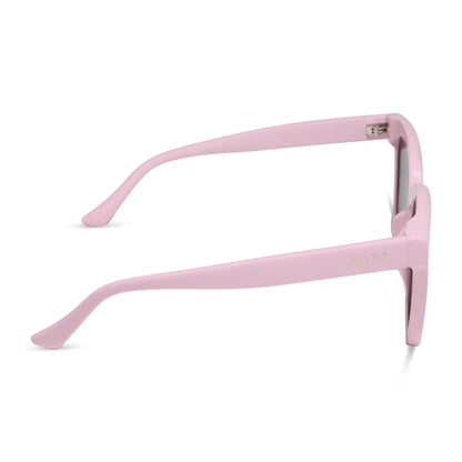 MEREDITH - POWDER PINK + GREY GRADIENT + POLARIZED SUNGLASSES