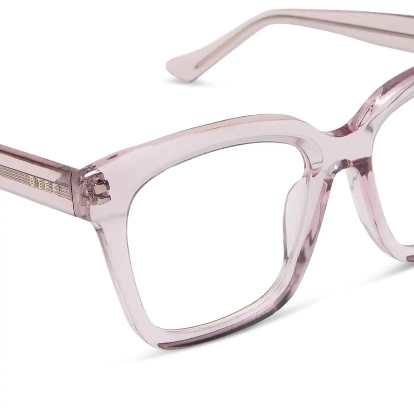 MEREDITH - ROSE CRYSTAL + GLASSES