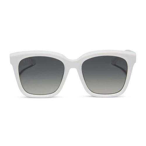 MEREDITH - WHITE CLOUD + GREY GRADIENT + POLARIZED SUNGLASSES