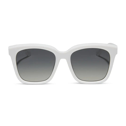 MEREDITH - WHITE CLOUD + GREY GRADIENT + POLARIZED SUNGLASSES
