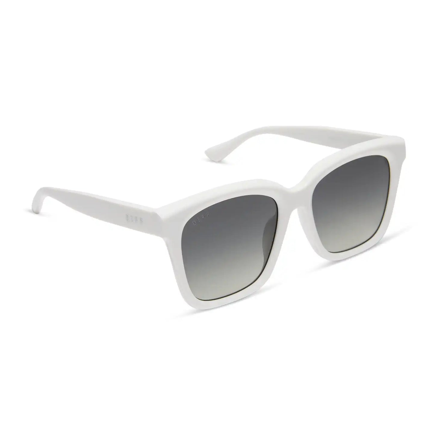 MEREDITH - WHITE CLOUD + GREY GRADIENT + POLARIZED SUNGLASSES