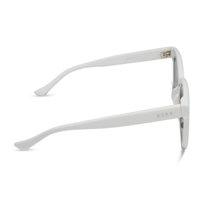 MEREDITH - WHITE CLOUD + GREY GRADIENT + POLARIZED SUNGLASSES