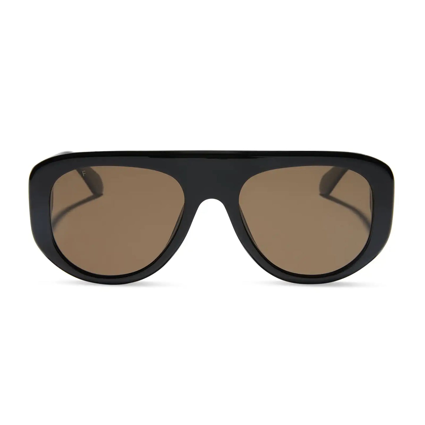 MORGAN - BLACK + BROWN + POLARIZED SUNGLASSES
