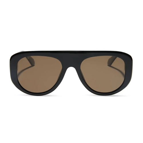 MORGAN - BLACK + BROWN + POLARIZED SUNGLASSES