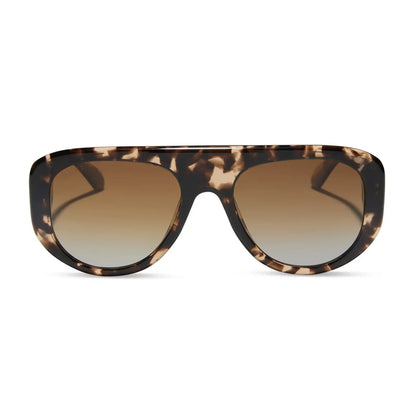 MORGAN - ESPRESSO TORTOISE + BROWN GRADIENT + POLARIZED SUNGLASSES