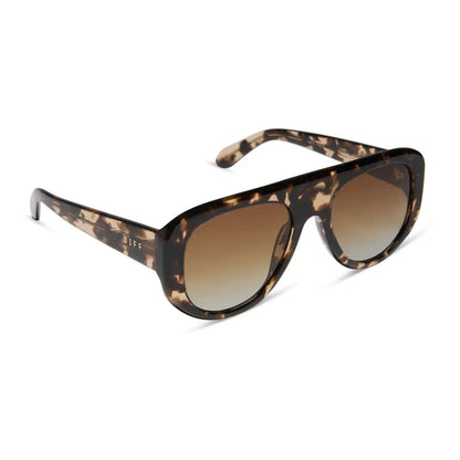 MORGAN - ESPRESSO TORTOISE + BROWN GRADIENT + POLARIZED SUNGLASSES
