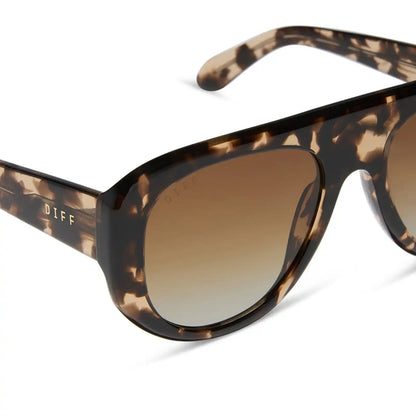 MORGAN - ESPRESSO TORTOISE + BROWN GRADIENT + POLARIZED SUNGLASSES