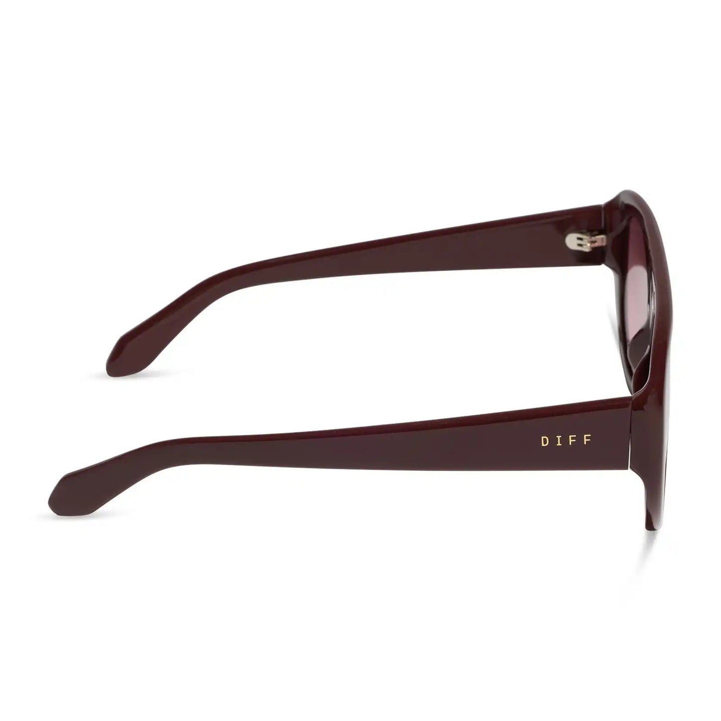 MORGAN - RUGBY RED + BURGUNDY GRADIENT SUNGLASSES