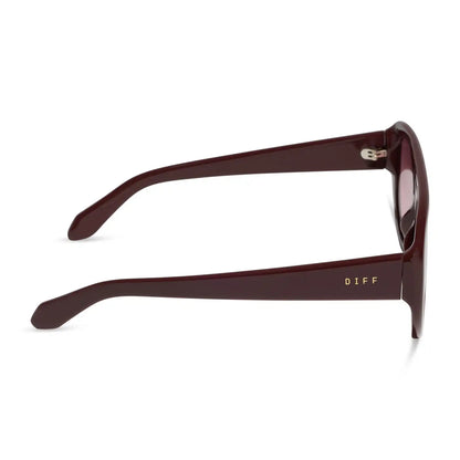 MORGAN - RUGBY RED + BURGUNDY GRADIENT SUNGLASSES