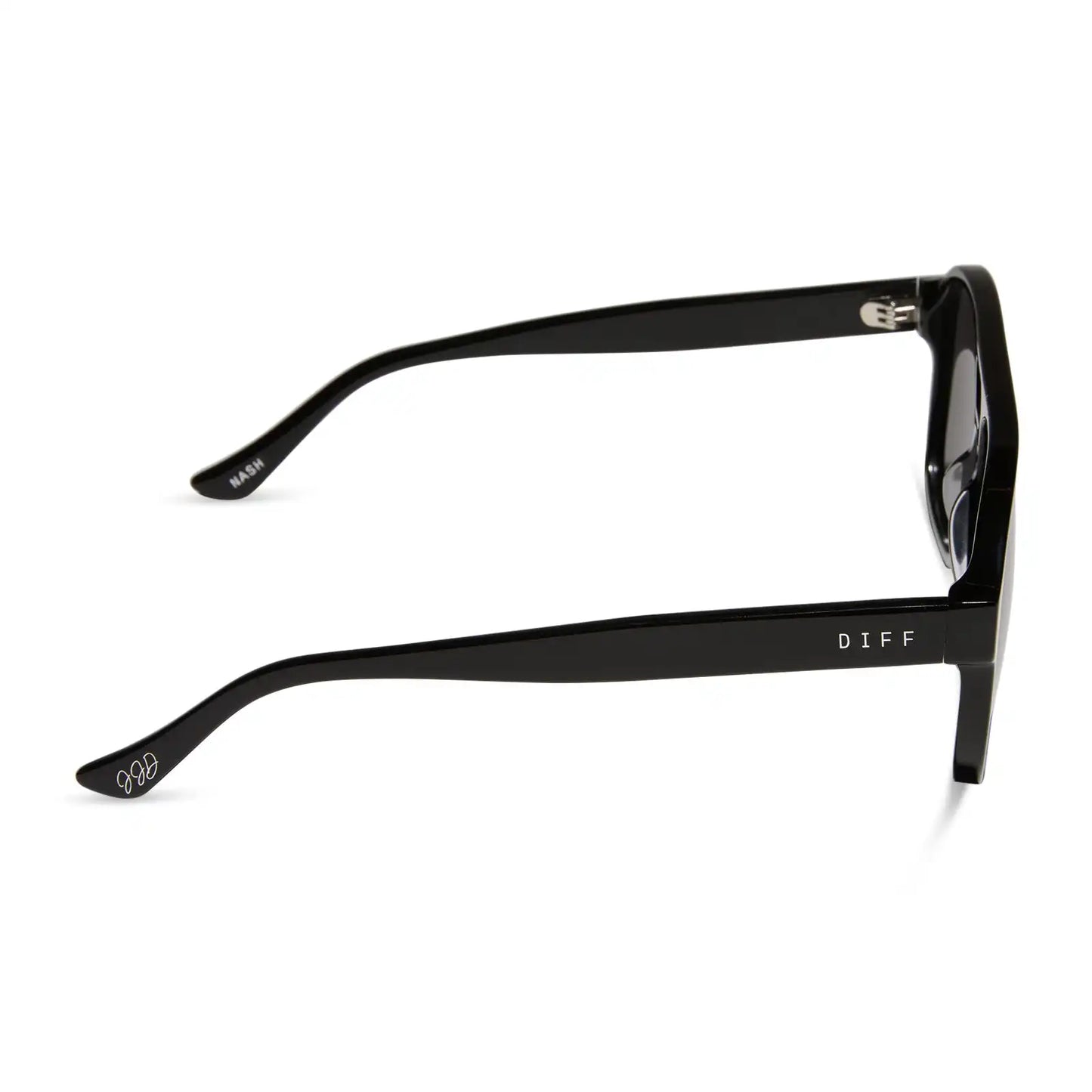 NASH - BLACK + GREY SUNGLASSES