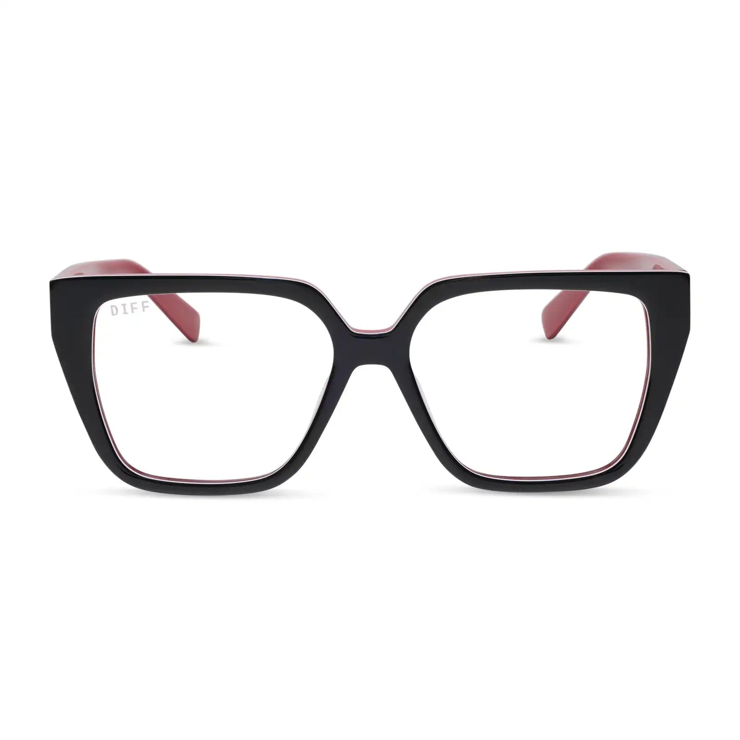 OLIVE - BLACK, WHITE & RED + GLASSES