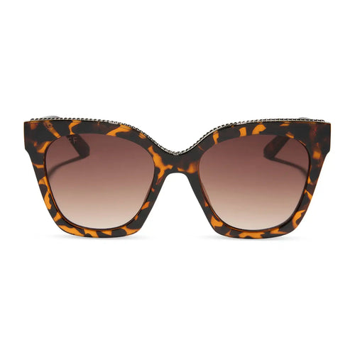 PARIS - DARK TORTOISE + BROWN GRADIENT SUNGLASSES