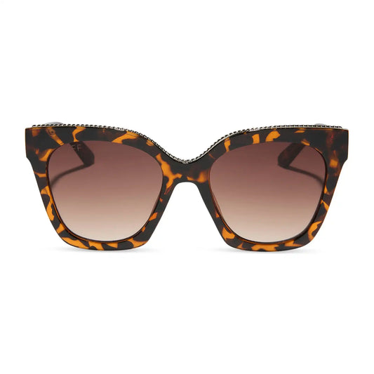 PARIS - DARK TORTOISE + BROWN GRADIENT SUNGLASSES