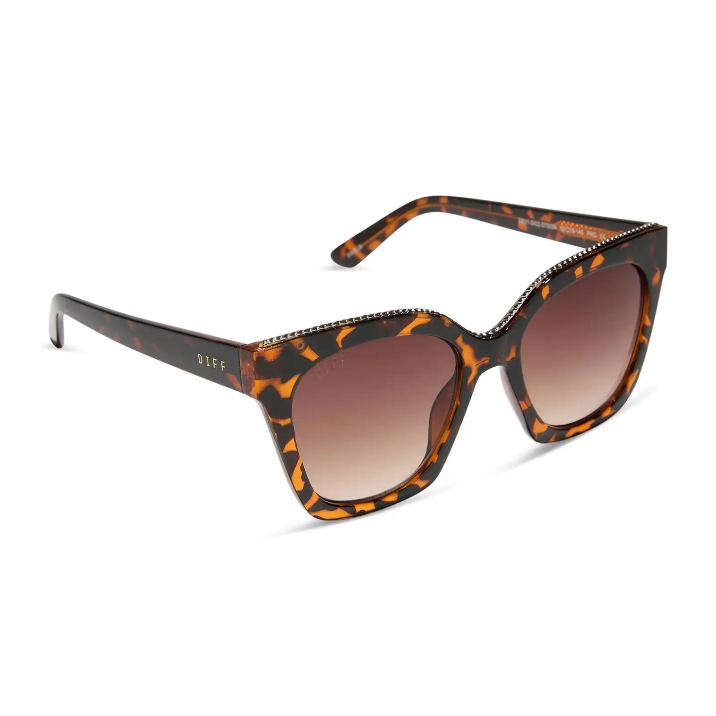 PARIS - DARK TORTOISE + BROWN GRADIENT SUNGLASSES