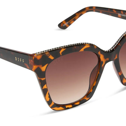 PARIS - DARK TORTOISE + BROWN GRADIENT SUNGLASSES